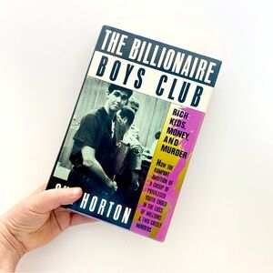 1989 FIRST EDITION True Crime Billionaire Boys Club Hardcover